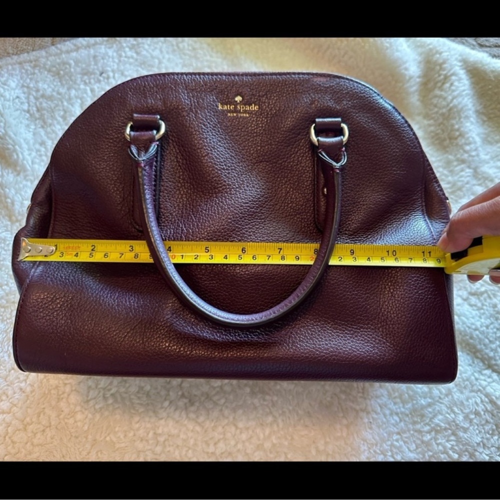 Kate Spade Plum Leather Satchel - Picture 3 of 11
